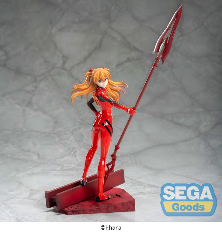Evangelion: 3.0+1.0 Thrice Upon a Time - Asuka Shikinami Langley x Spear of Cassius Luminasta Prize Figure