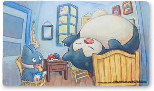 Pokemon Center x Van Gogh Museum Playmat - Munchlax & Snorlax