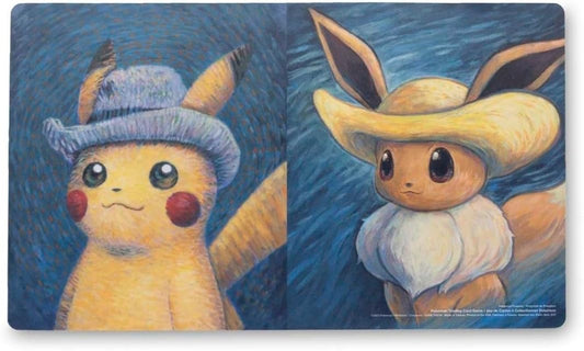 Pokemon Center x Van Gogh Museum Playmat - Pikachu & Eevee