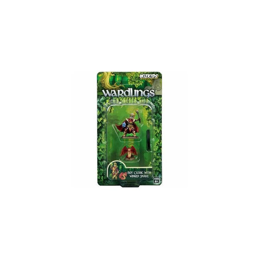 Wardlings Cleric With Winged Snake - Plastic Miniature