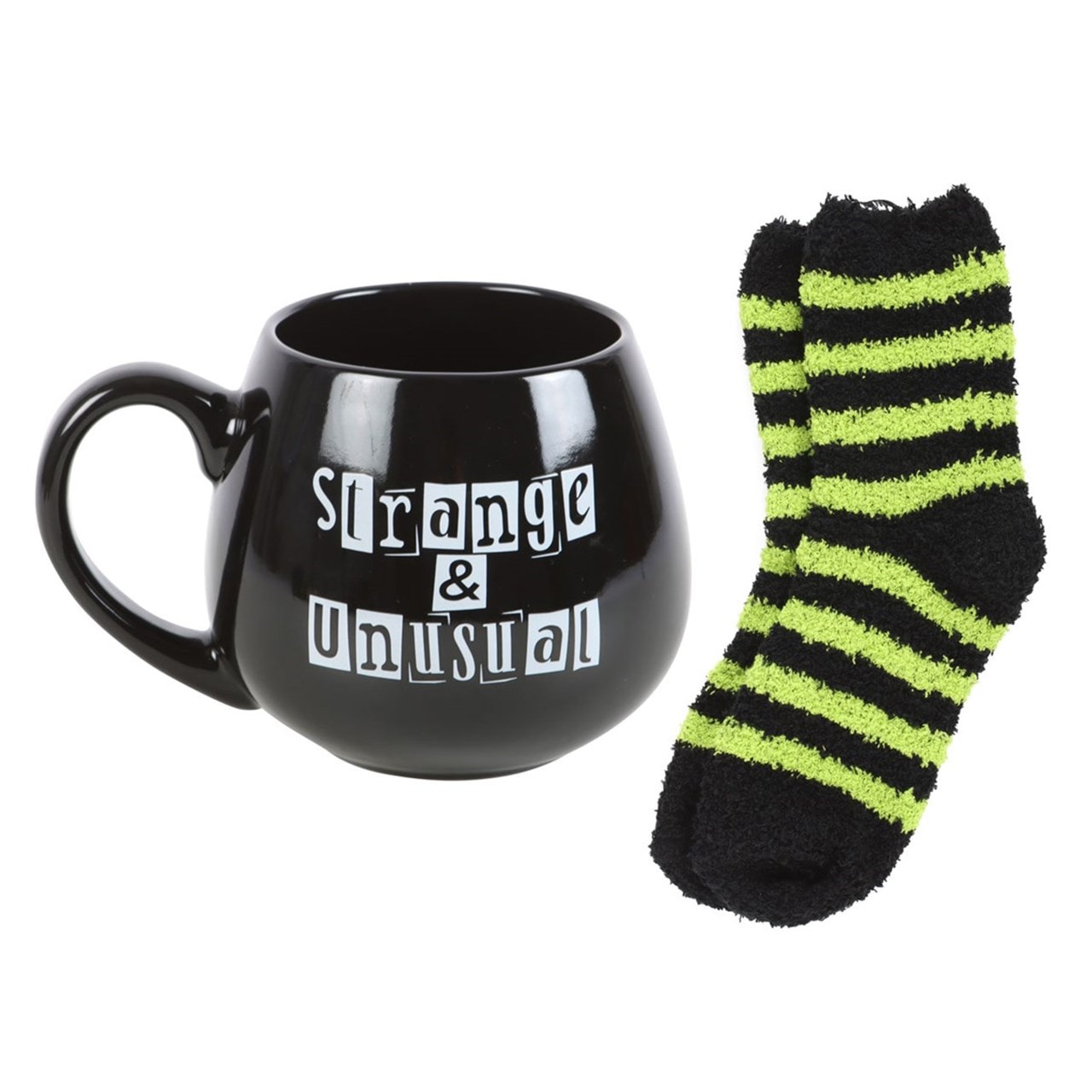 Strange And Unusual Mug & Sock Set