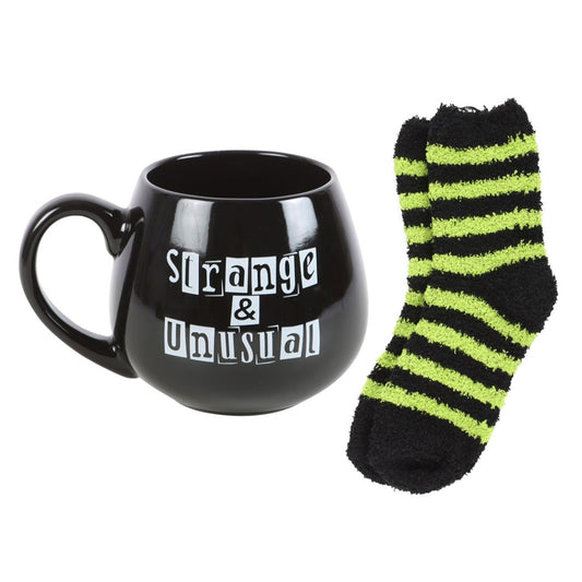 Strange And Unusual Mug & Sock Set