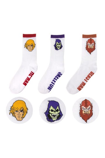 Masters Of The Universe Revelation 3pk Socks