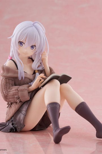 Wandering Witch: The Journey of Elaina PVC Statue Desktop Cute Figure Elaina Casual Clothes Ver. 13 cm