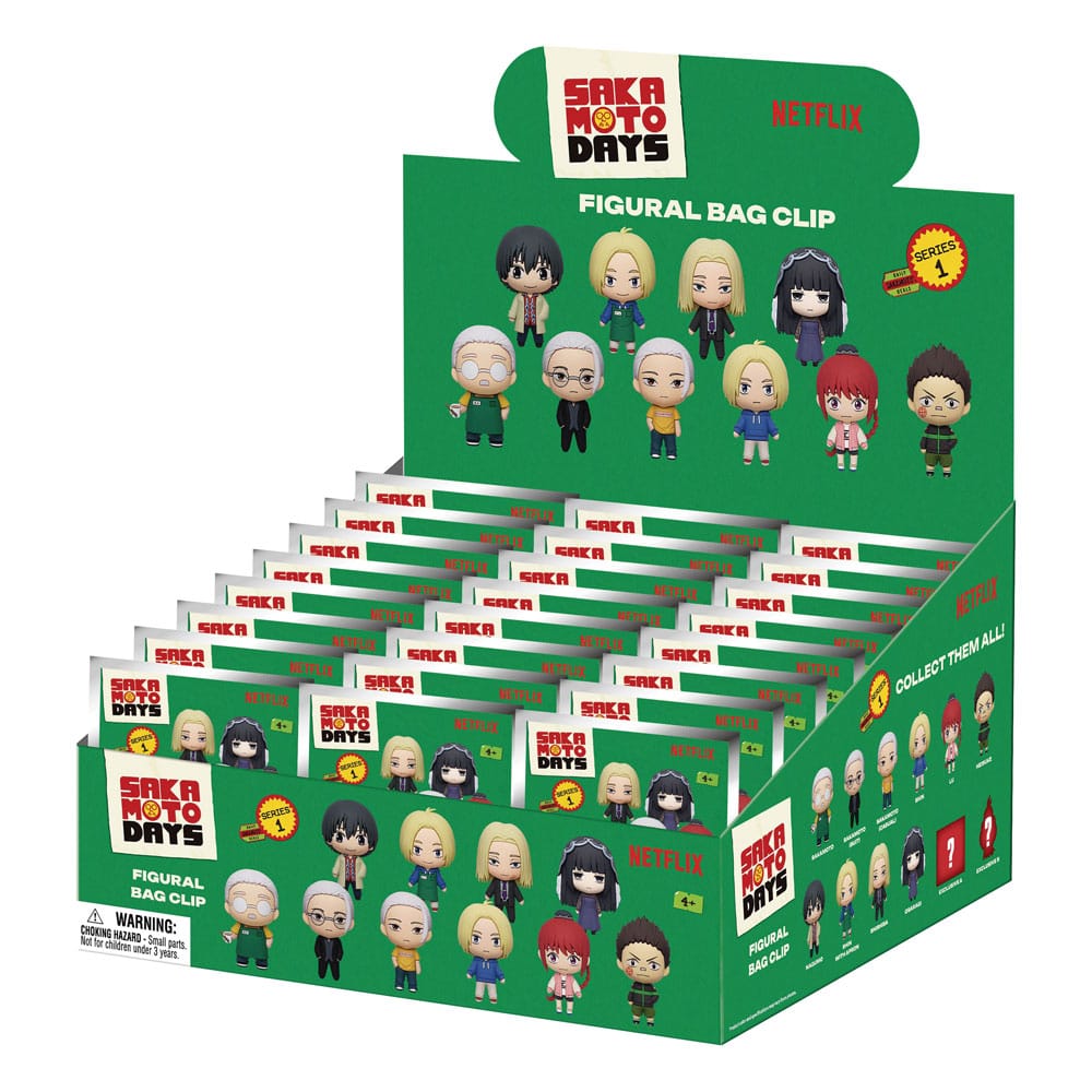 Sakamoto Days Figural Bag Clip Blind Bag
