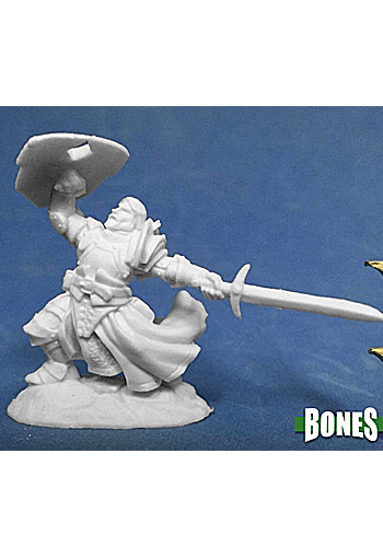 Sir Rathan Kranzhel, Human Fighter - Plastic Miniature