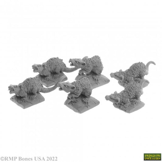 Giant Tomb Rats - Plastic Miniature