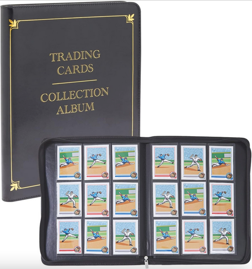 9 Pocket Trading Card Binder with Zipper