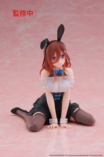 The Quintessential Quintuplets PVC Statue Desktop Cute Figure Miku Nakano (Bunny Ver.)