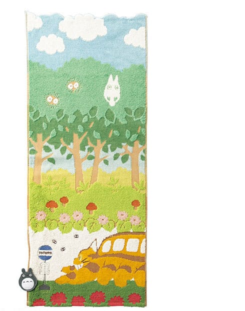 My Neighbour Totoro Catbus On Its Way Towel 34x80cm