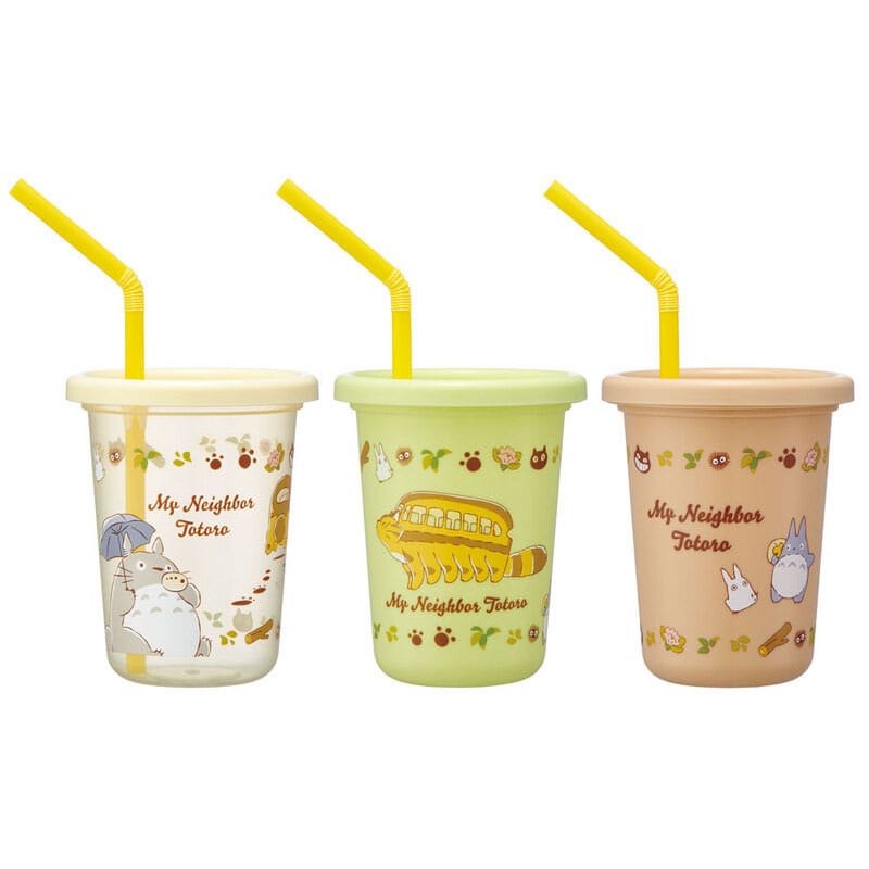 My Neighbour Totoro Triple Cup And Straw Set