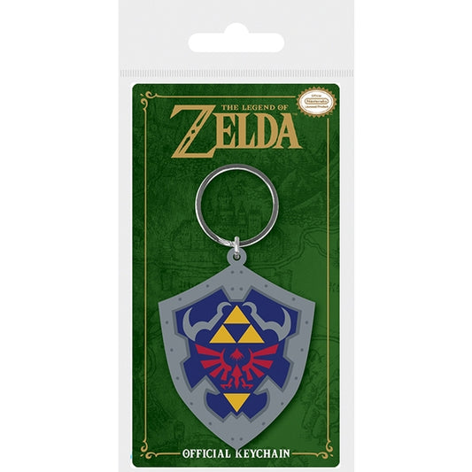 Legend Of Zelda Hylian Shield Rubber Keychain