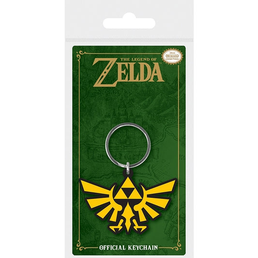 Legend Of Zelda Triforce Rubber Keychain