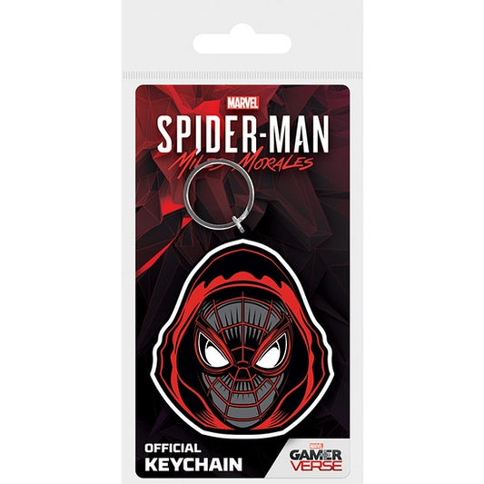 Spider-Man Miles Morales Rubber Keychain