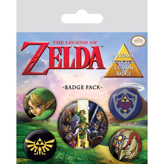 Legend Of Zelda Badge Pack