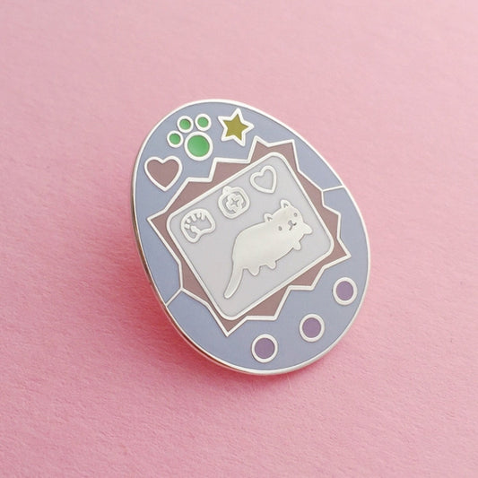 Pastel Cat Virtual Pet Enamel Pin (Collaboration with Toby from I Like Cats)