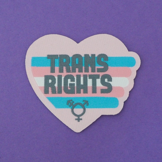 Trans Rights Embroidered Patch
