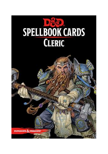 Spellbook Cards - Cleric (D&D 5e)