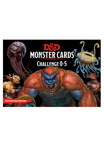 Spellbook Cards - Monster Cards Challenge 0-5 (D&D 5e)