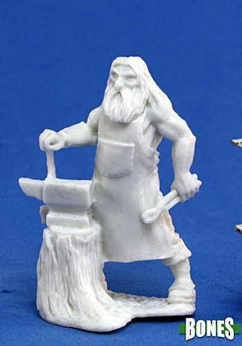 Townsfolk: Blacksmith - Plastic Miniature