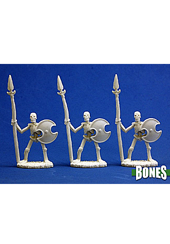 Skeleton Spearmen - Plastic Miniatures