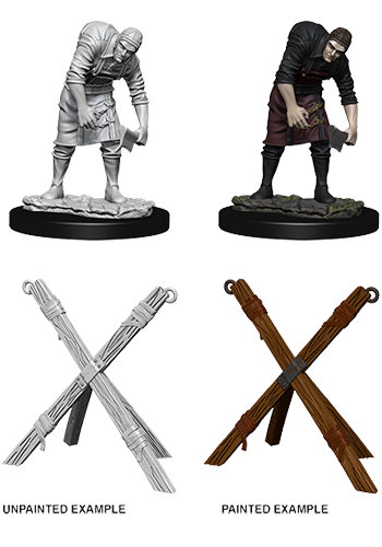 Assistant And Torture Cross - Plastic Miniatures