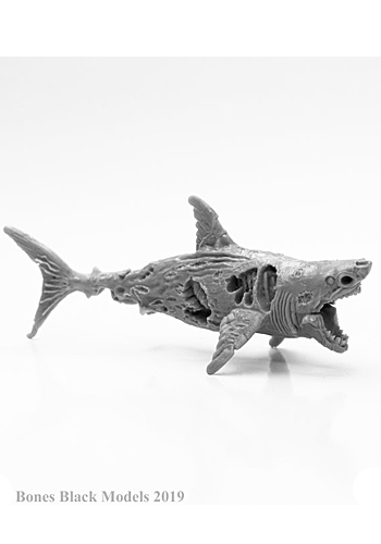 Zombie Shark - Plastic Miniature