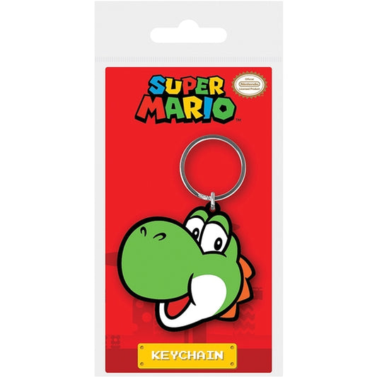 Super Mario Yoshi Rubber Keychain