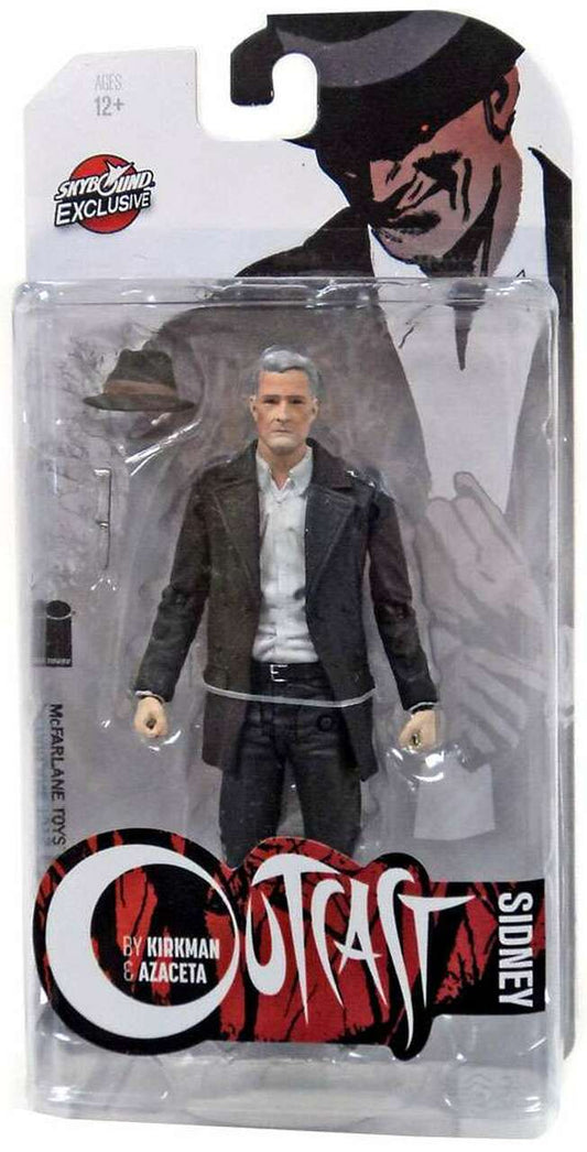 An action figure of Sidney from the comic Outcast.